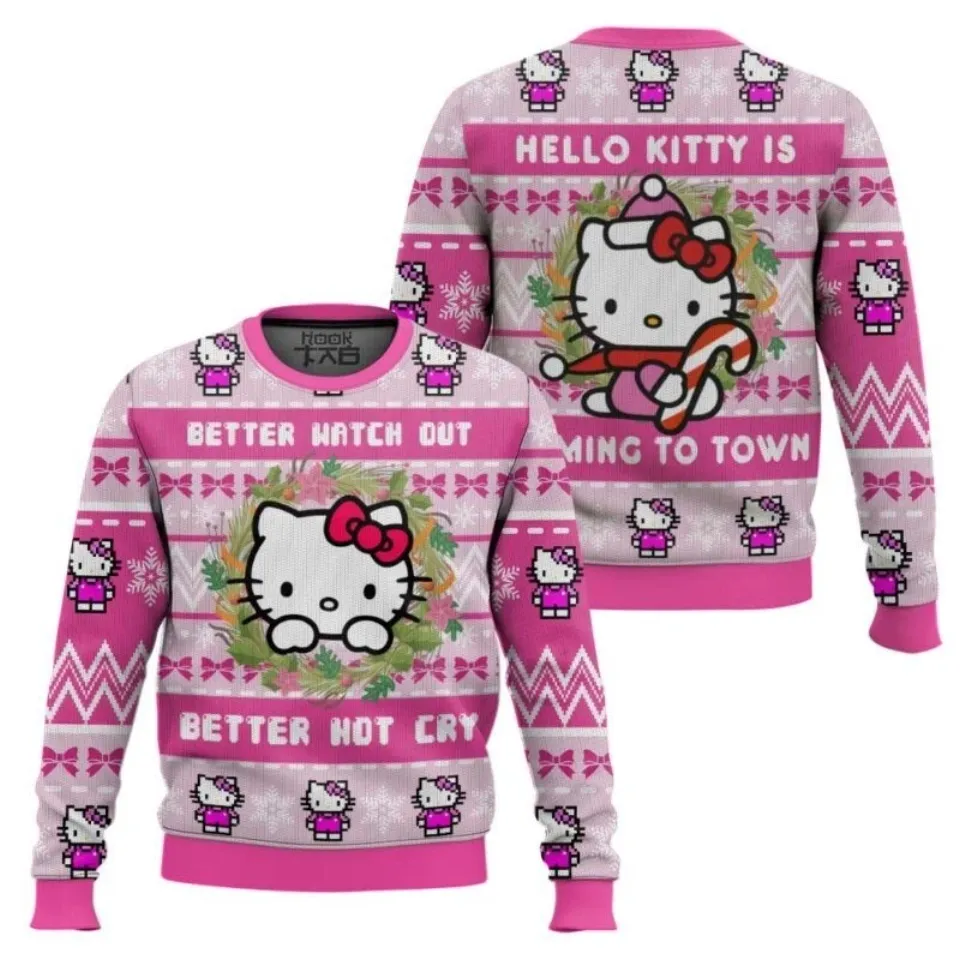 Hello Kitty Ugly Christmas Sweater