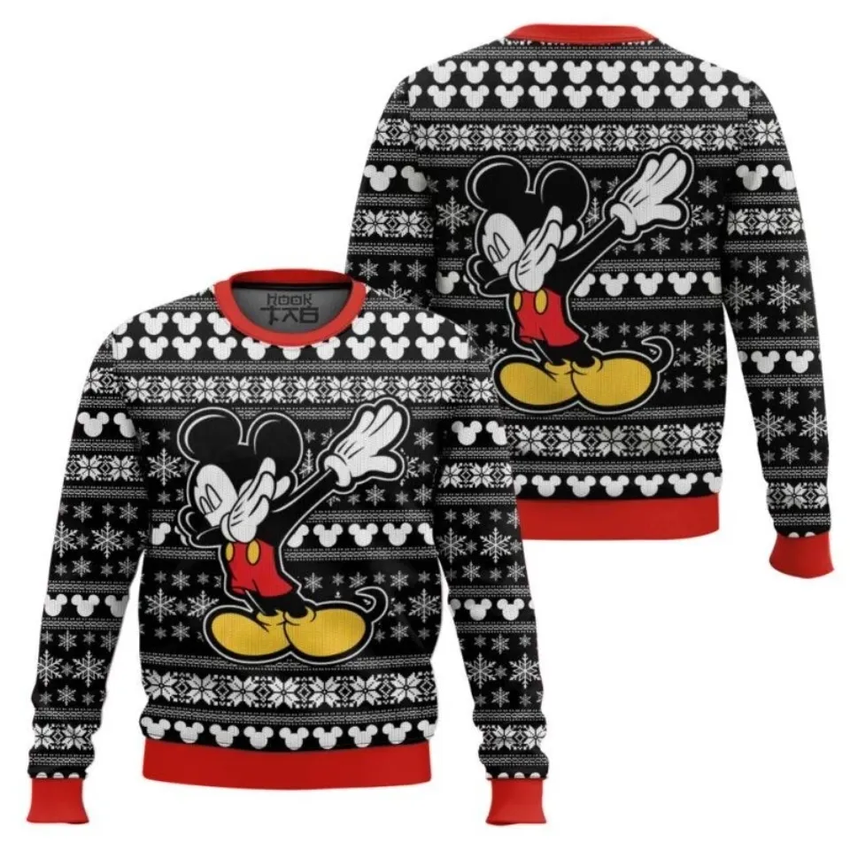 Mickey Dabbing Ugly Christmas Sweater
