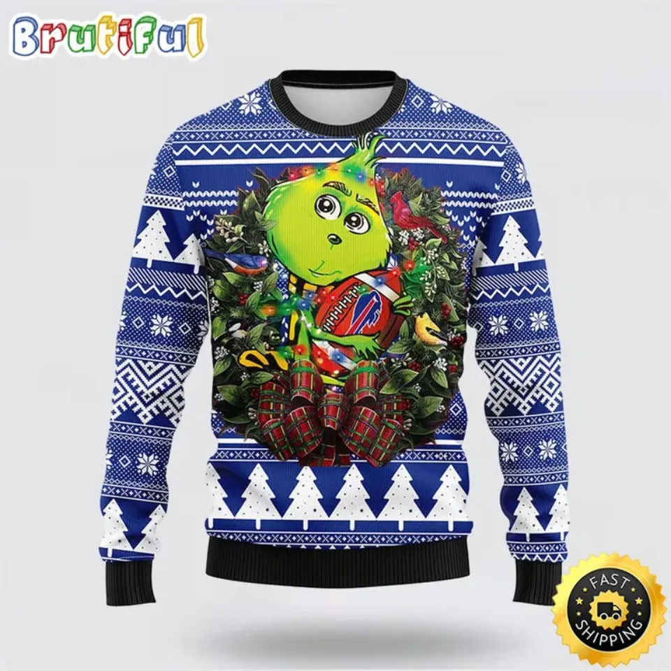 Buffalo Bills Funny Character Ugly Christmas Sweater
