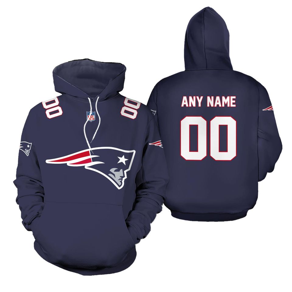 Personalized New England Patriots 3D Hoodie