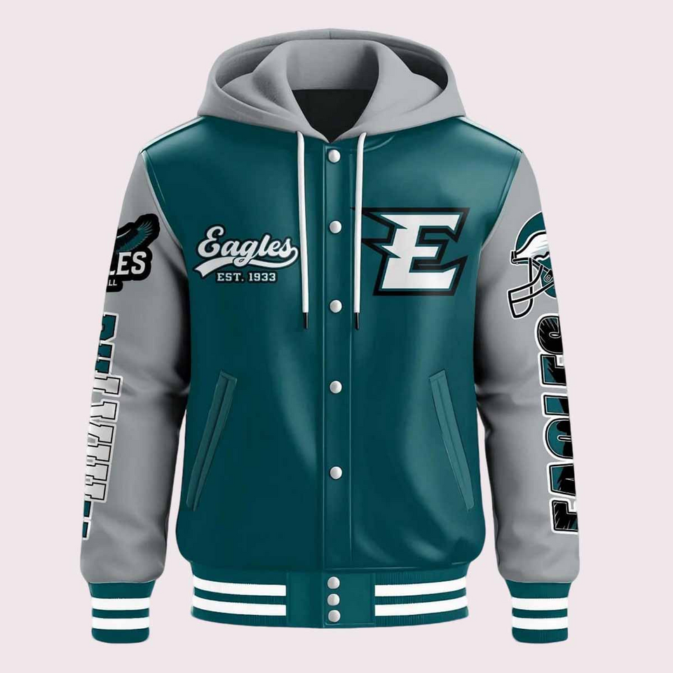 Philadelphia Eagles Limited Edition Hooded Varsity Jacket