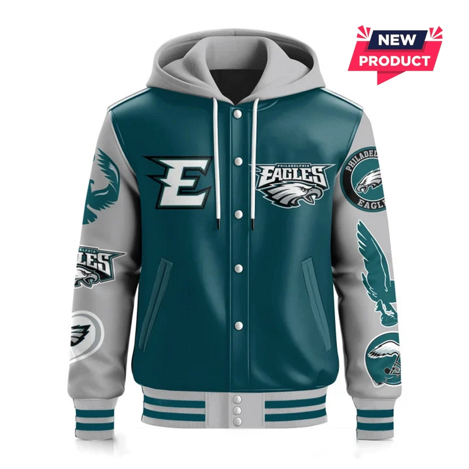 Philadelphia Eagles Limited Edition Hooded Varsity Jacket