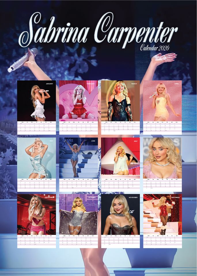 Sabrina Carpenter 2026 Calendar
