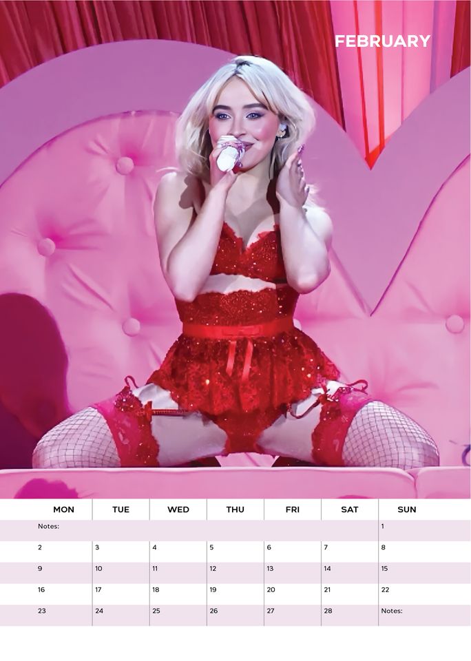 Sabrina Carpenter 2026 Calendar