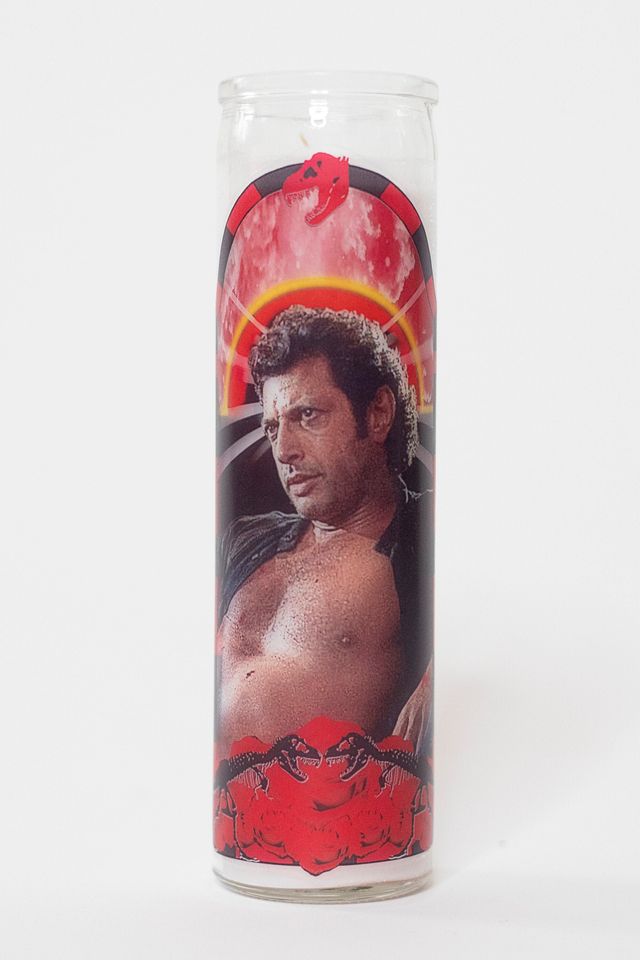 Jeff Goldblum Prayer Candle Dinosaur Lover Movie Fan
