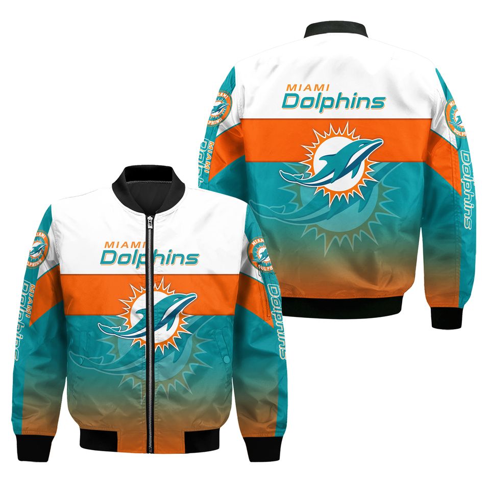 Miami Dolphins Men's Bomber Jacket