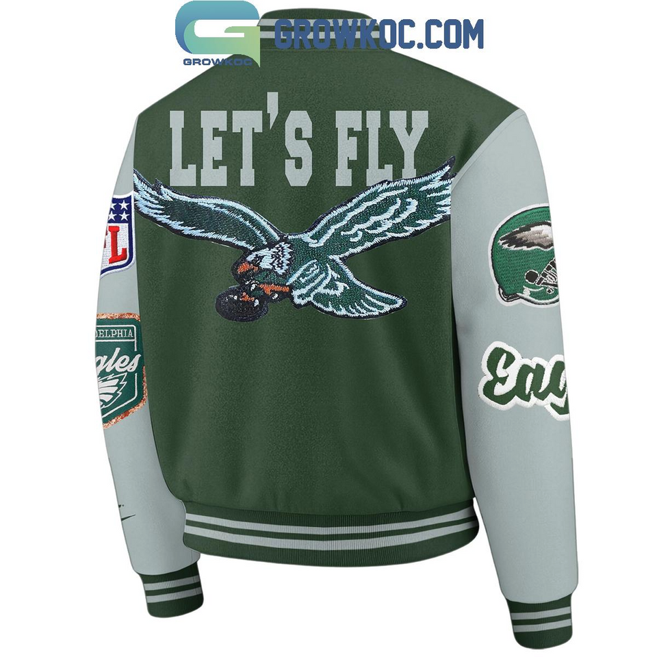 Philadelphia Eagles Baseball Jacket Est 1933