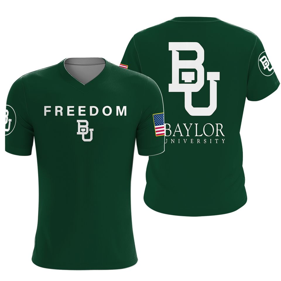 Baylor Bear Freedom Speech Campus Charlie Kirk 2025 T-Shirt 3D