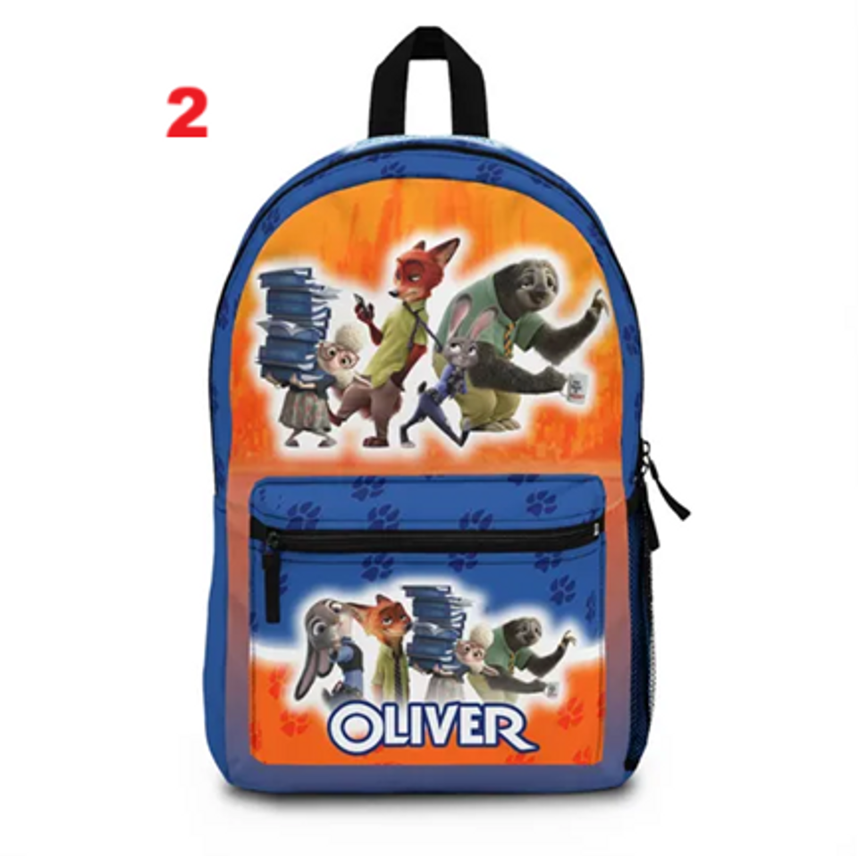 Personalized Zootopia Backpack: Choose Movie 1 or 2
