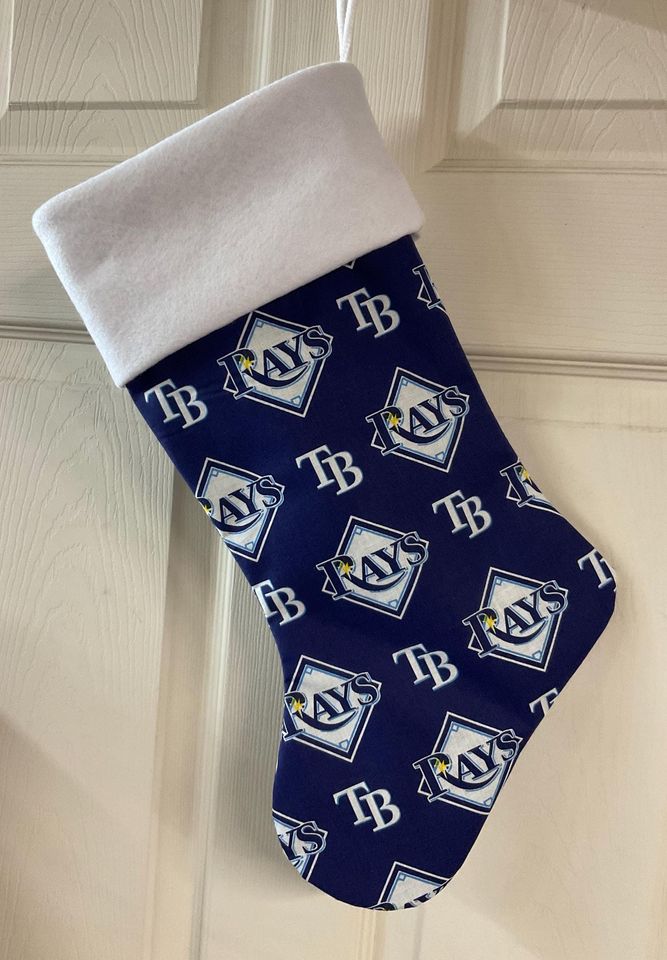 Tampa Bay Rays Christmas Stocking