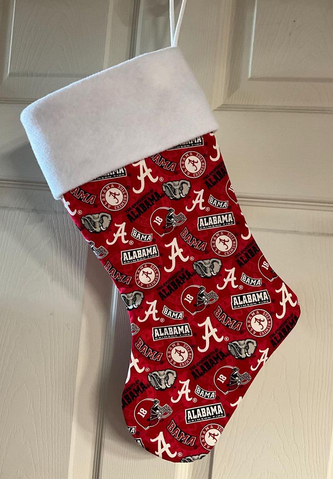 Albm Crimson Tide Christmas Stocking
