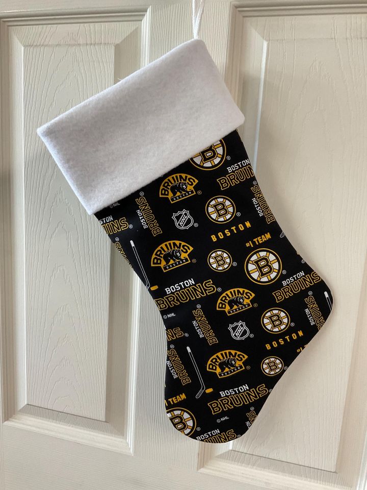 Boston Bruins Christmas Stocking