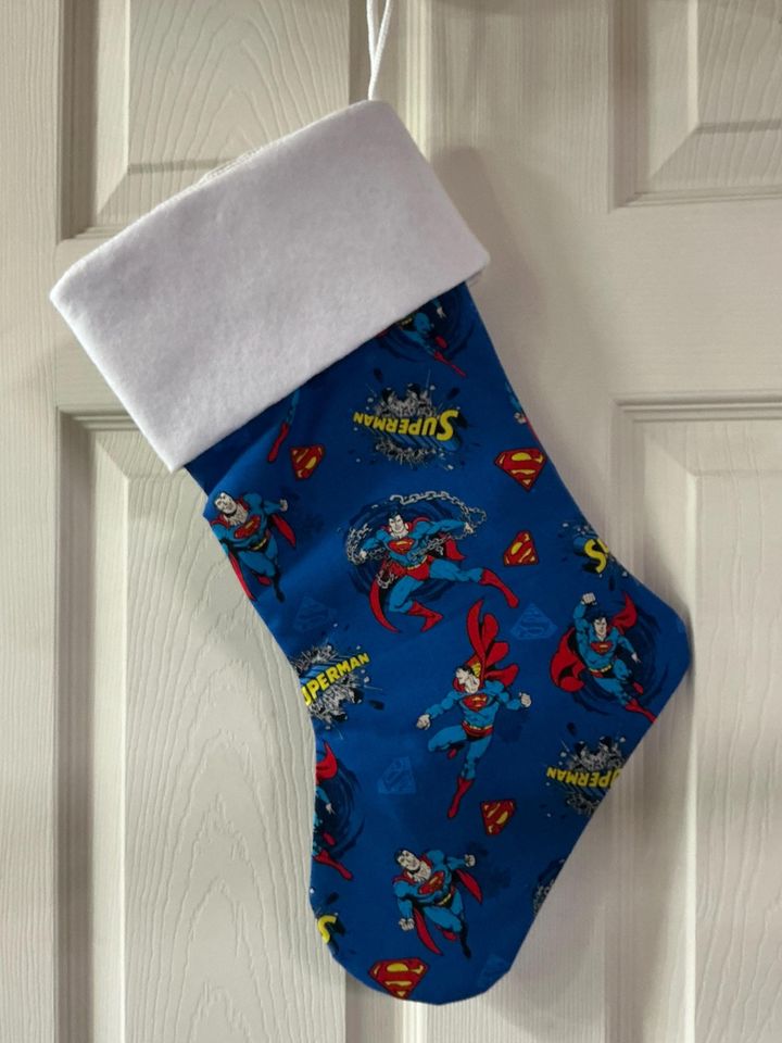 Superman  Christmas Stocking