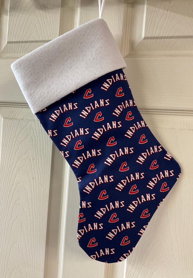 Cleveland Indians Christmas Stocking