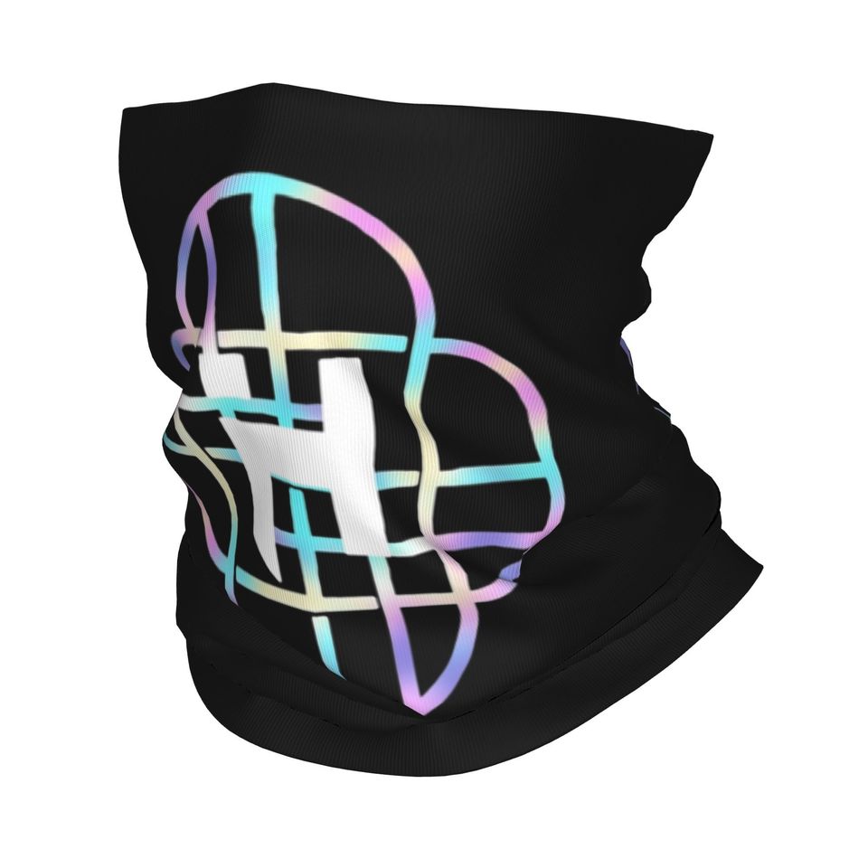 Huntrix Neon Logo Face Mask Scarf