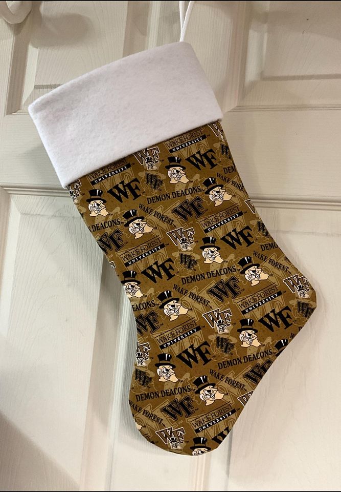 Wake Forest  Christmas Stocking