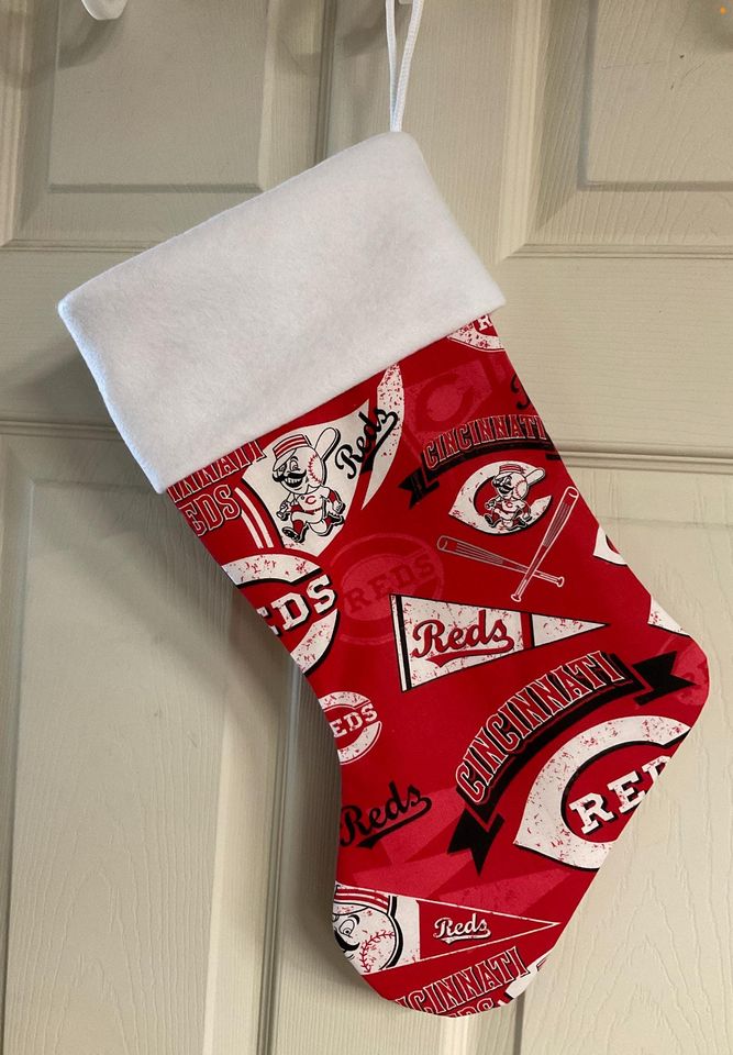Cincinnati Reds Christmas Stocking
