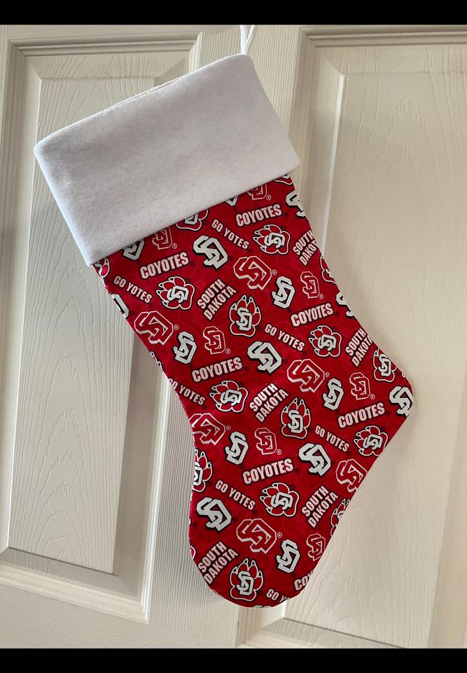 South Dakota Coyotes Christmas Stocking