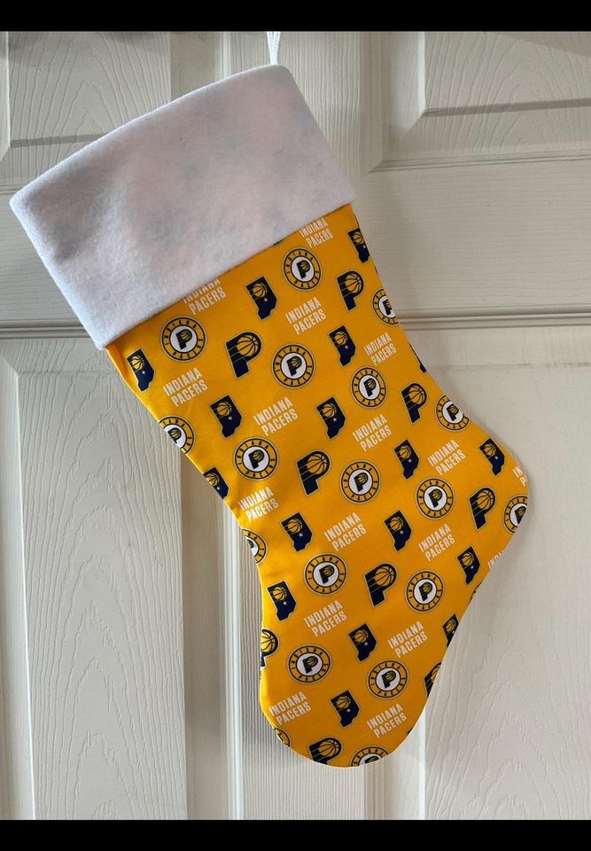 Indiana Pacers Christmas Stocking