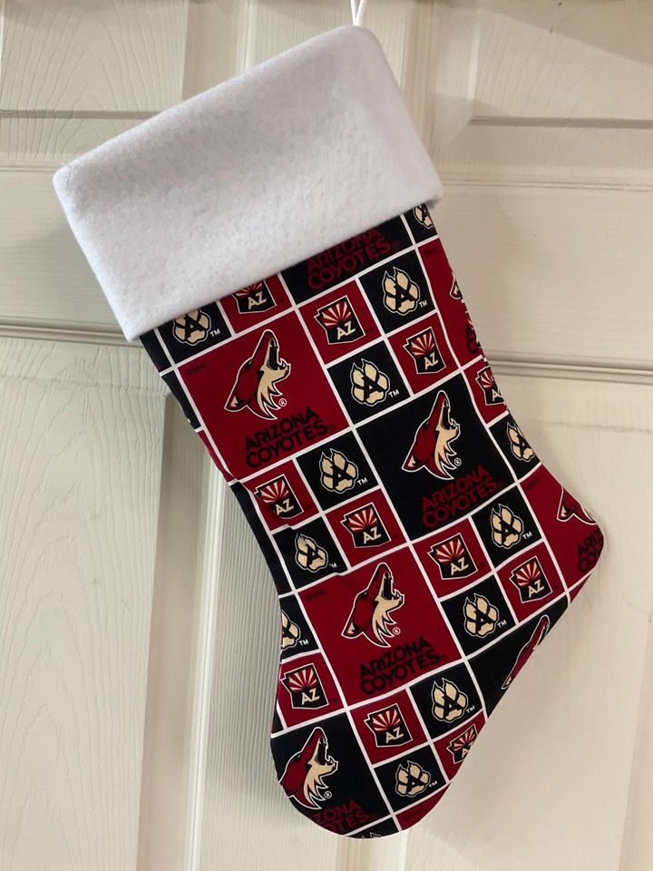 Arizonna Coyotes Christmas Stocking