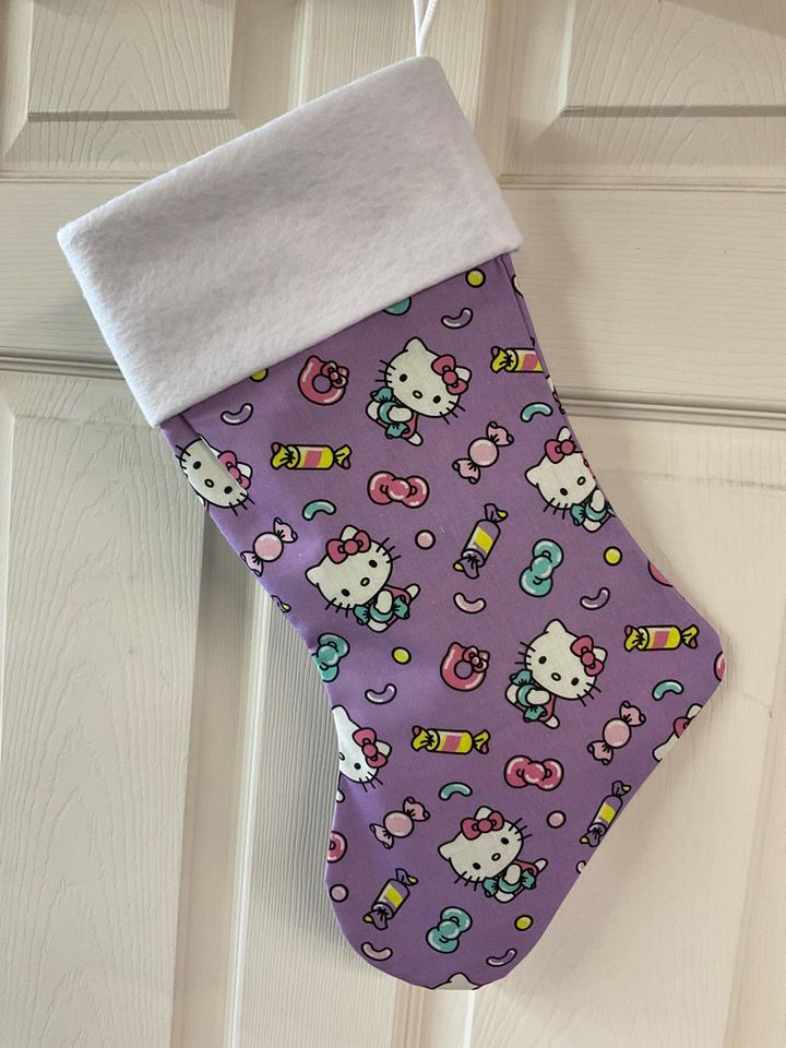 Hello Kitty  (Lavender) Christmas Stocking