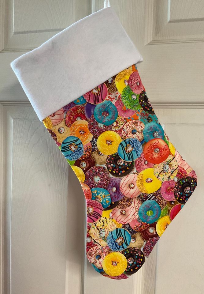 Doughnuts Christmas Stocking