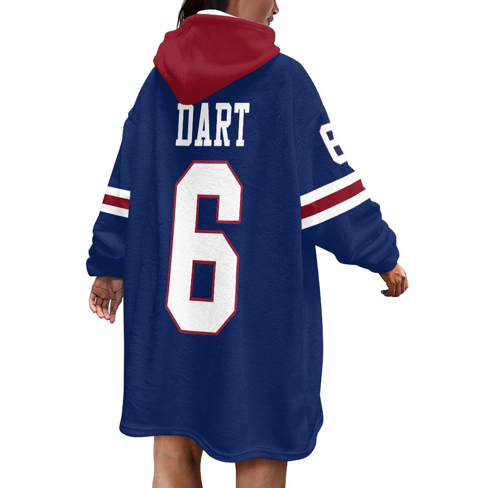2025 Dart 6 NY Giants Blanket Hoodie