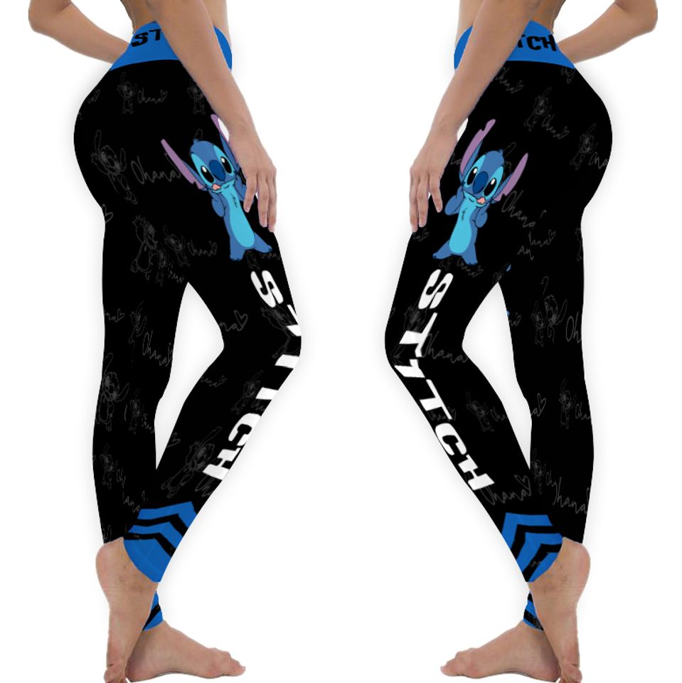 Animated Character Stitch 3D Hoodie Leggings, Lilo Stitch 3D Hoodie Leggings