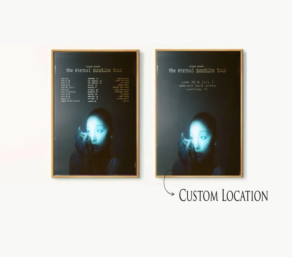 Ariana The Eternal Sunshine Tour 2026 Poster | Custom Poster