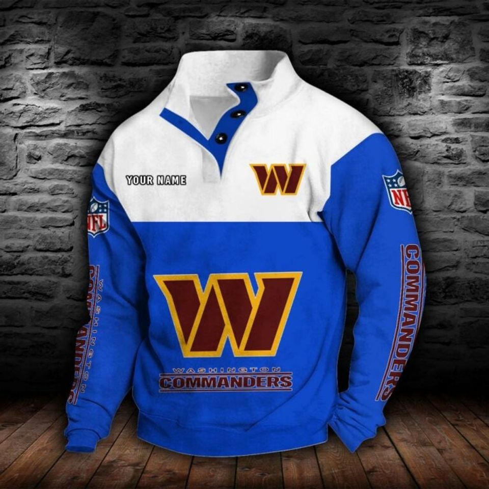 Washington Commanders Stand Collar Sweatshirt