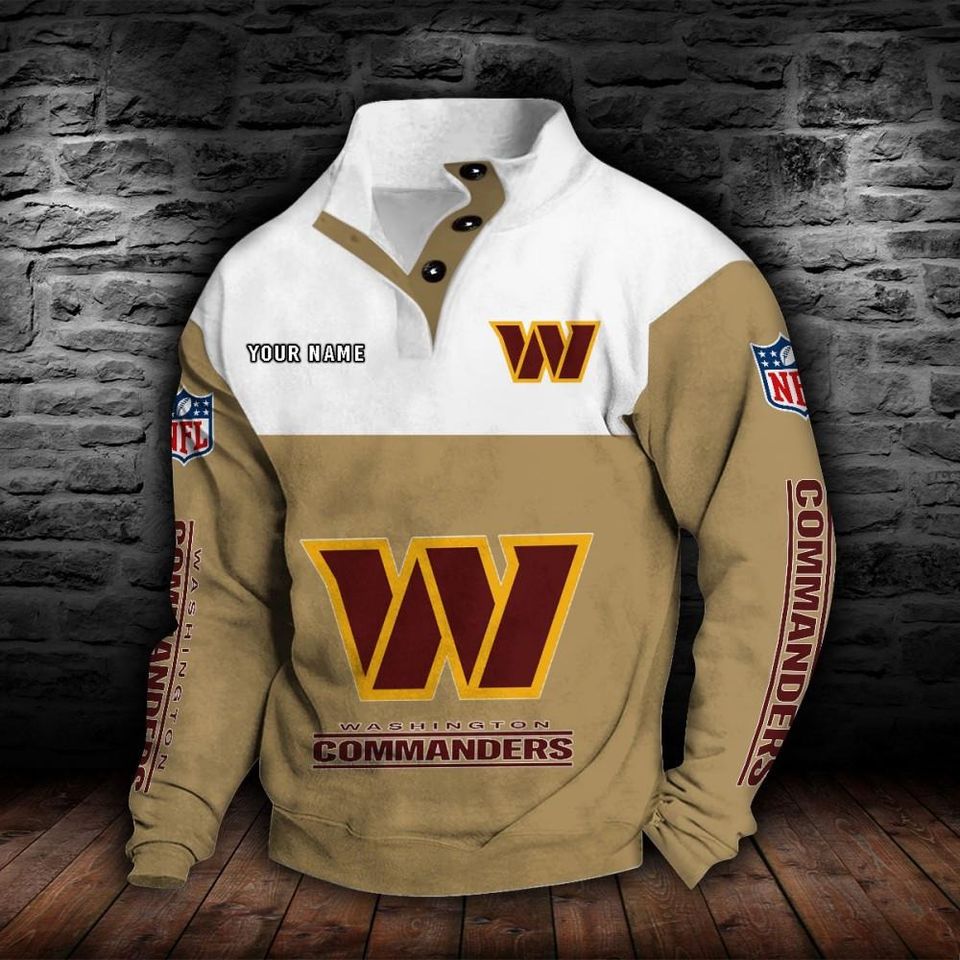 Washington Commanders Stand Collar Sweatshirt