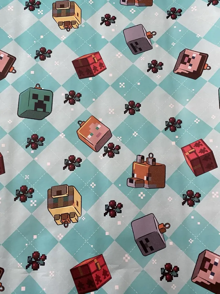 MINECRAFT MINE CRAFT Christmas Wrapping Paper