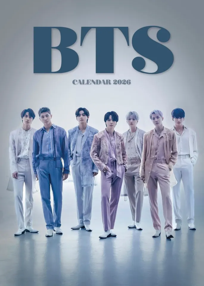 BTS 2026 Vertical Wall Calendar