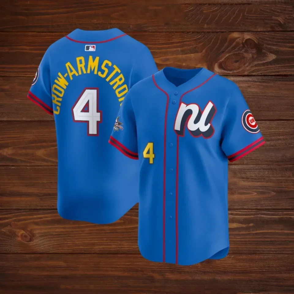 Chi-ca-go Cub-s Pete Crow-Armstrong Light Blue Baseball Jersey