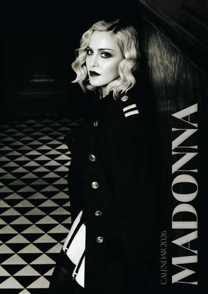 Madonna 2026 Vertical Wall Calendar