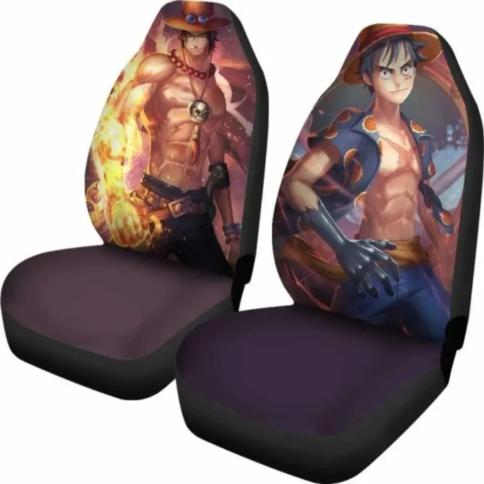 Luffy Ace Car Seat Covers
