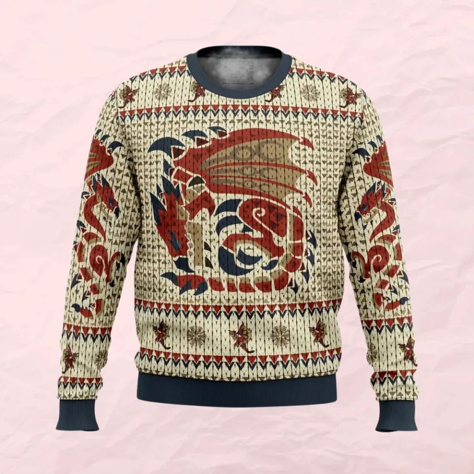 Rathalos Monster Hunter Ugly Christmas Sweater
