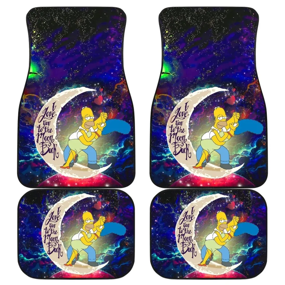 The Simpsons Love You To The Moon Car Mats