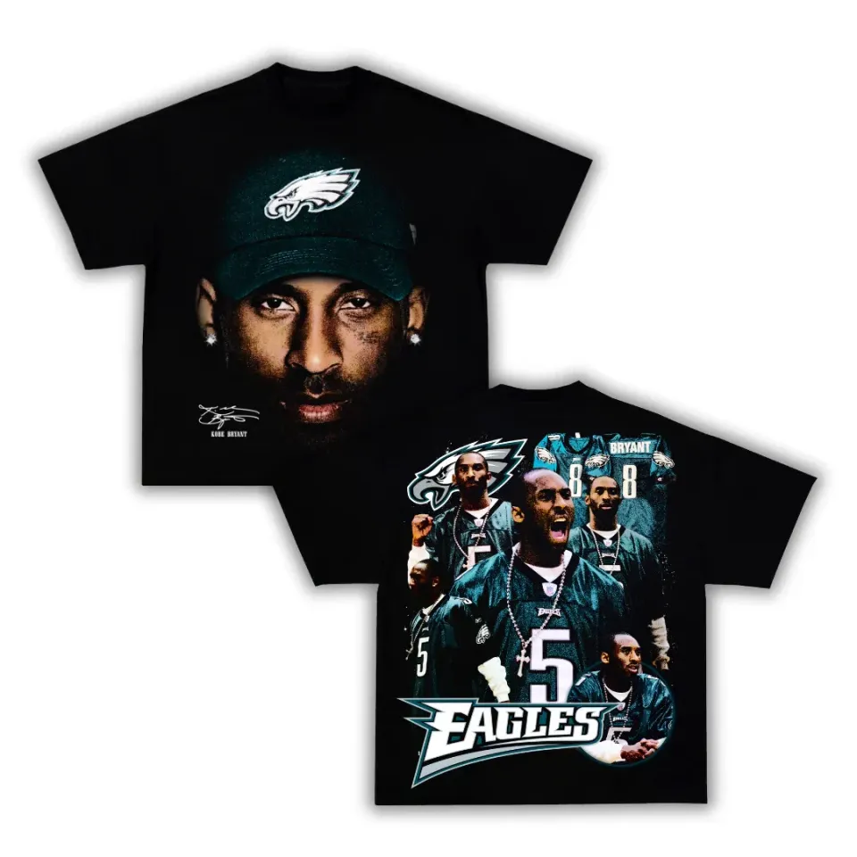 Retro Kobe Eagles Fan 3D Boxy Oversized T-Shirt