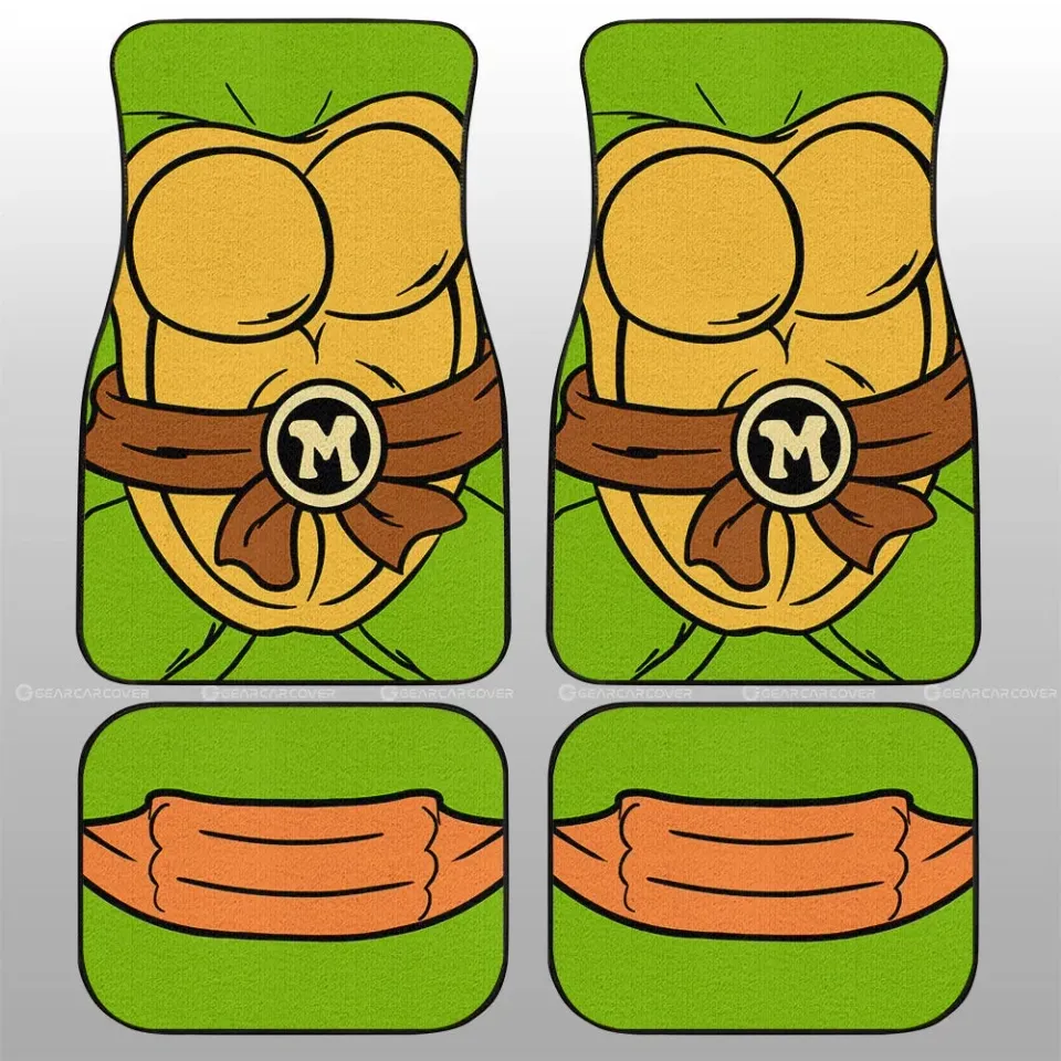Michelangelo Ninja Turtle Car Mats For Fans