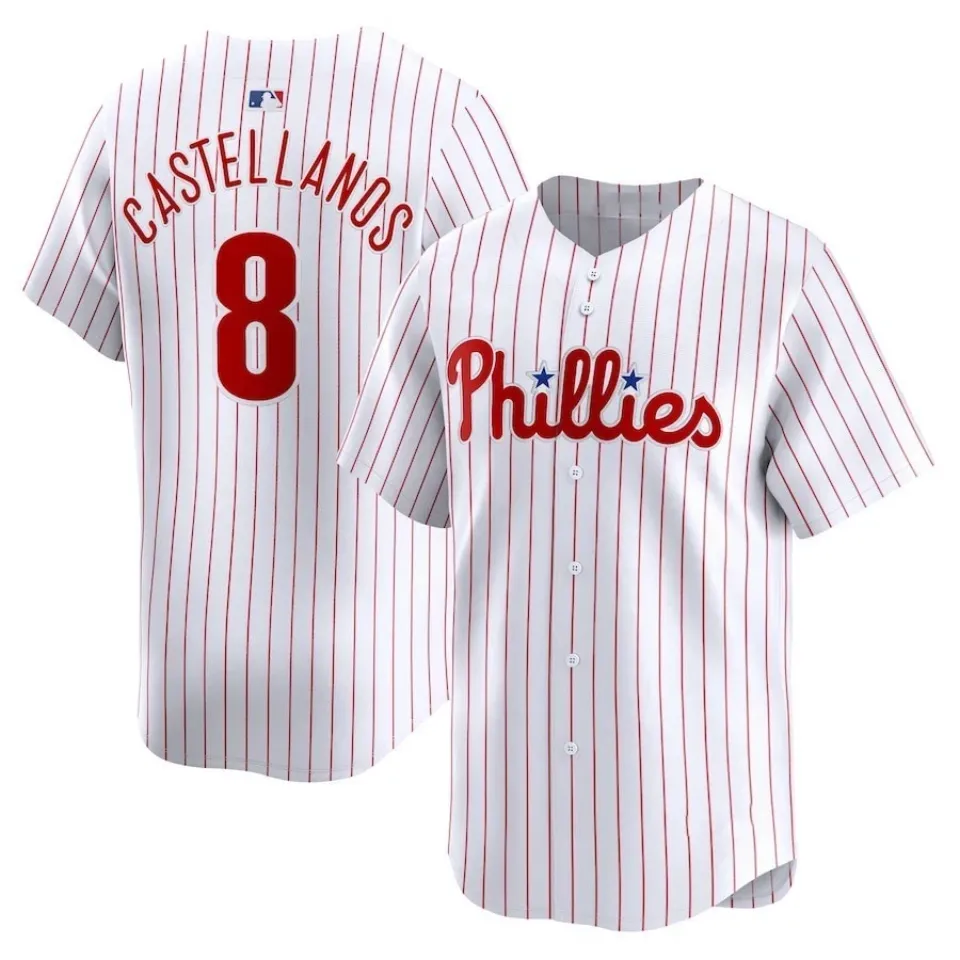HOT Castellanos Phillies Baseball Jersey Full Size S-5XL