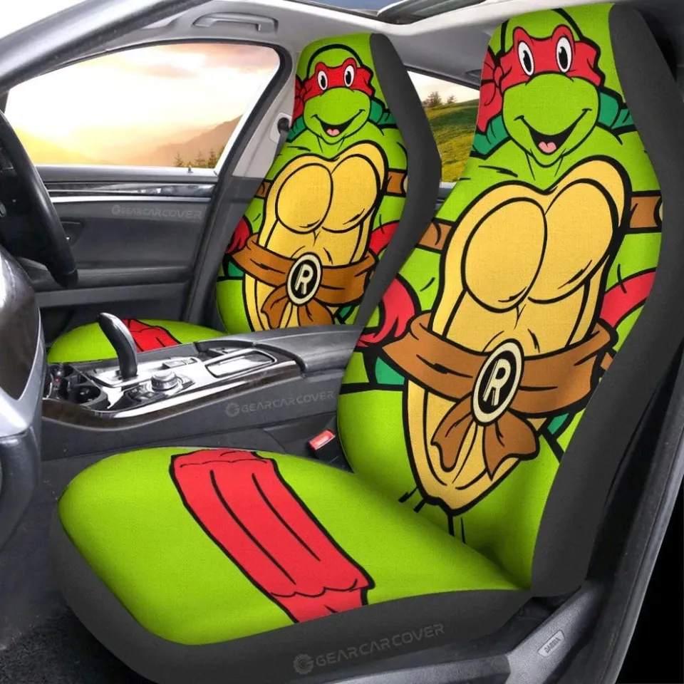 Raphael Car Seat Covers Ninja Turtle Anime Auto Accessories