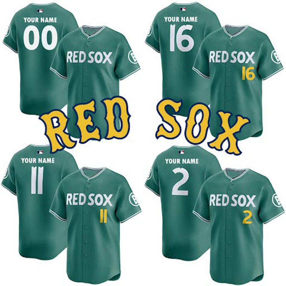 Men's Red Sox Green 2025 City Connect Jersey