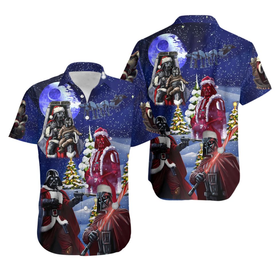 Christmas Star Wars Darth Vader Hawaiian Shirt