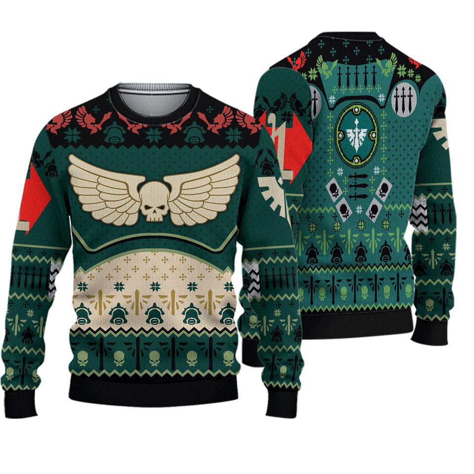 Warhammer 40K Dark Angels Christmas 2025 Ugly Sweater