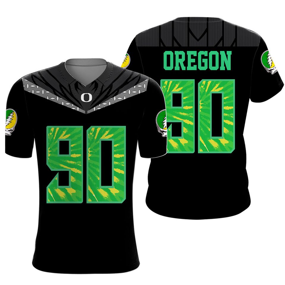 2025 Oregon Duck Footbal x Grateful Dad 3D Shirt S-5XL