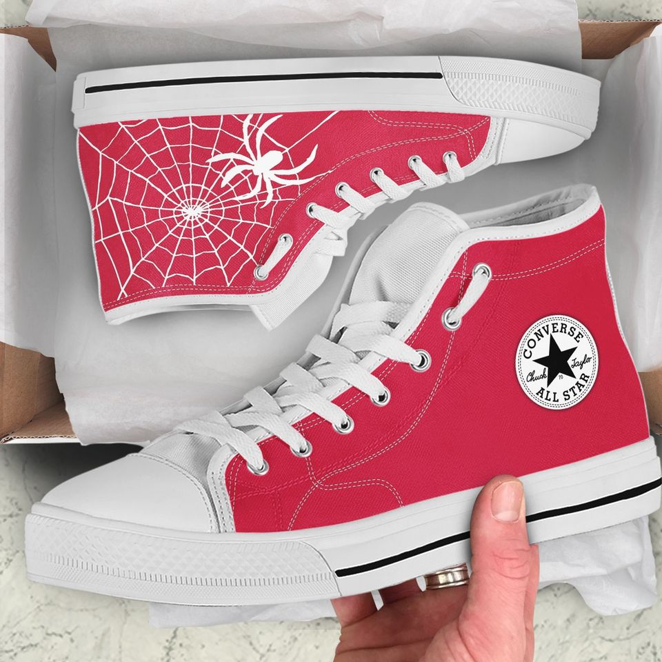 Spiderweb Men's High Top Sneakers