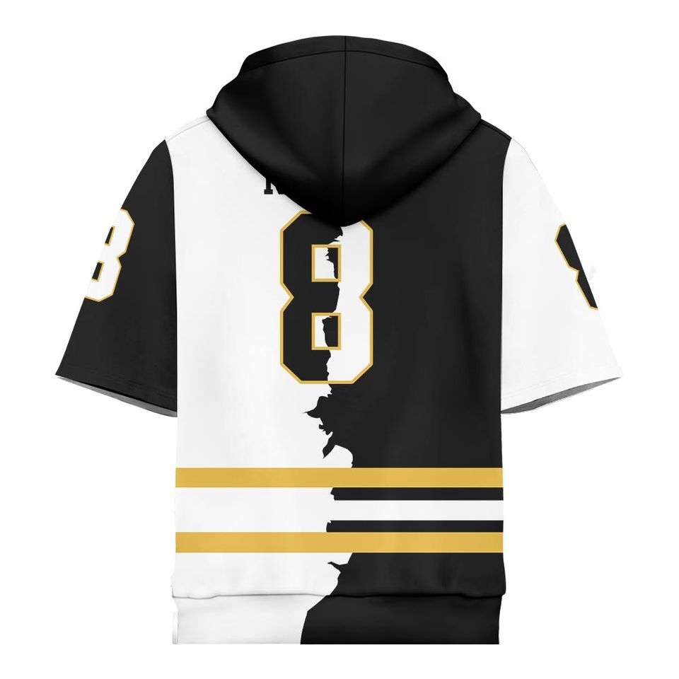Boston Bruins Personalize Short Sleeve Hoodie