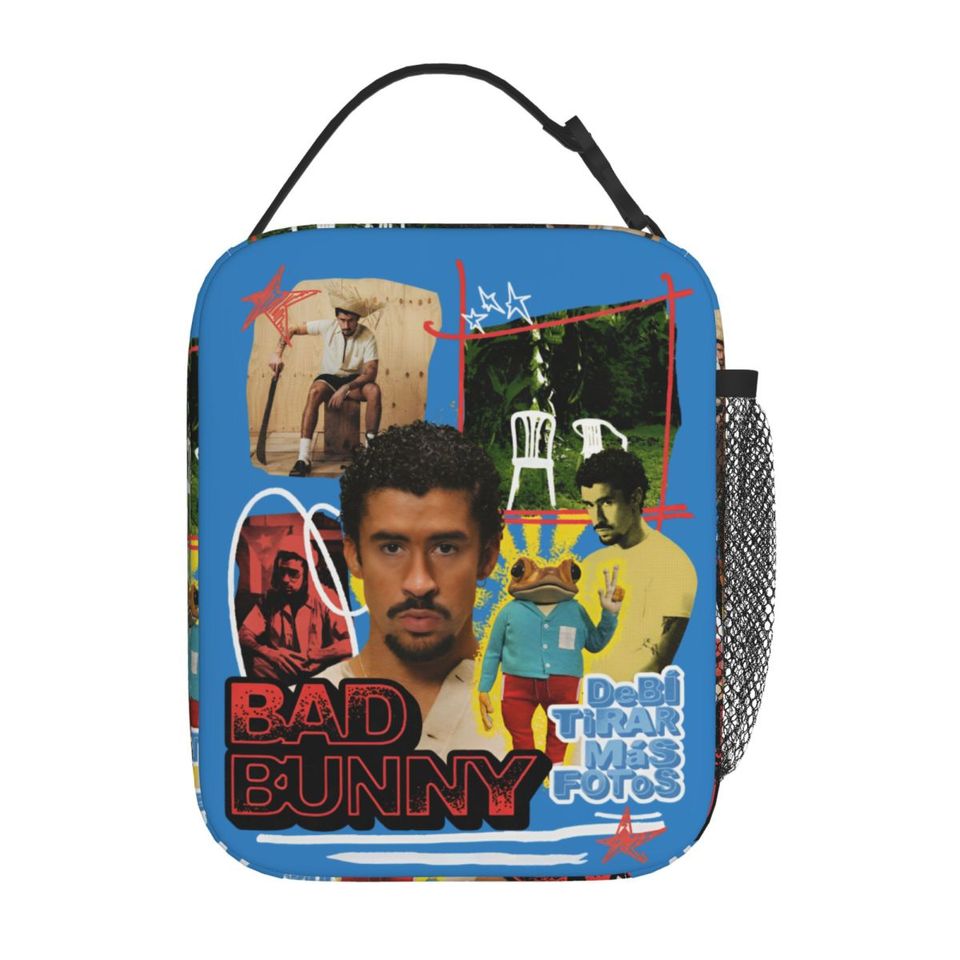 Bad Bunny DTMF Insulated Lunch Bag