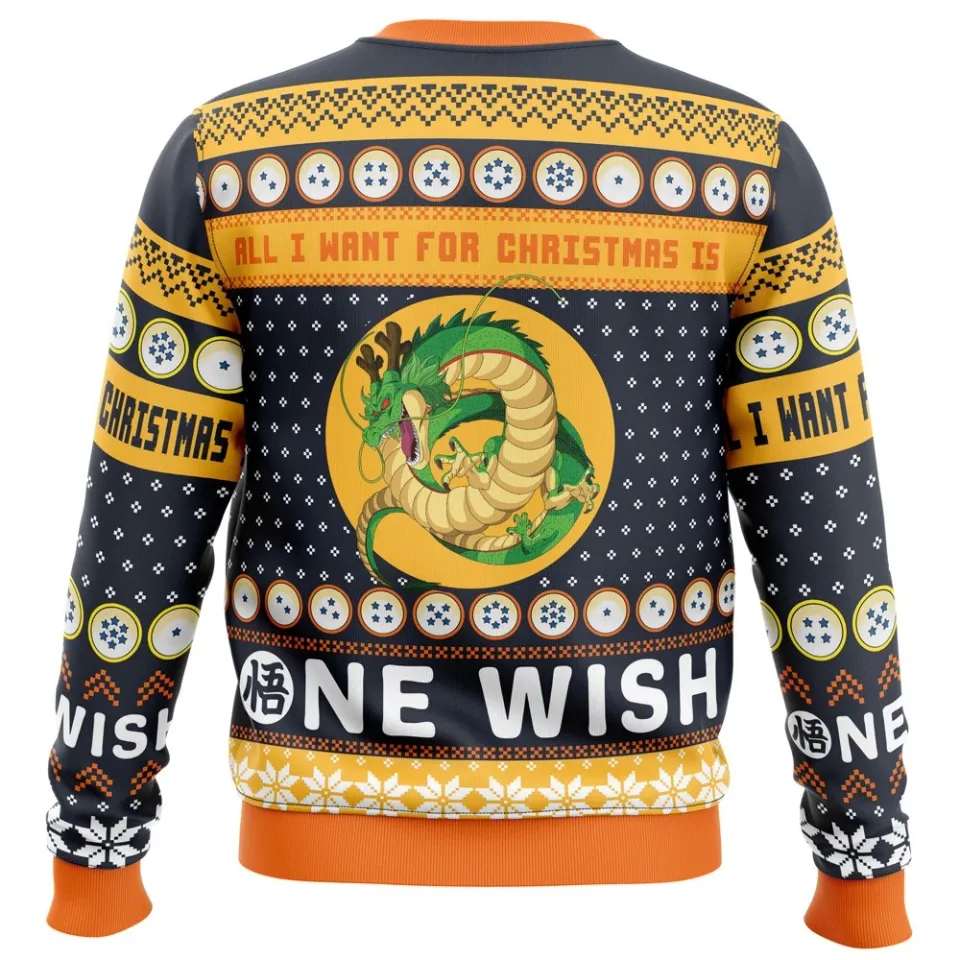 Dragon Ball Z Shenron Christmas Ugly Sweatshirt